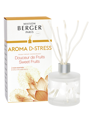 Diffusore a Bastoncini 180 ml. Bouquet Collection Aroma D-Stress Douceur de Fruits Maison Berger