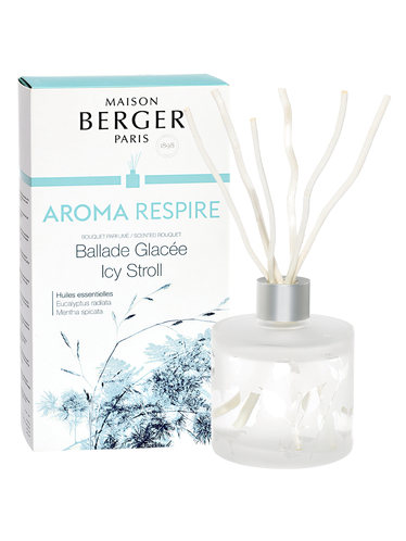 Diffusore a Bastoncini 180 ml. Bouquet Collection Aroma Respire Ballade Glacee Maison Berger