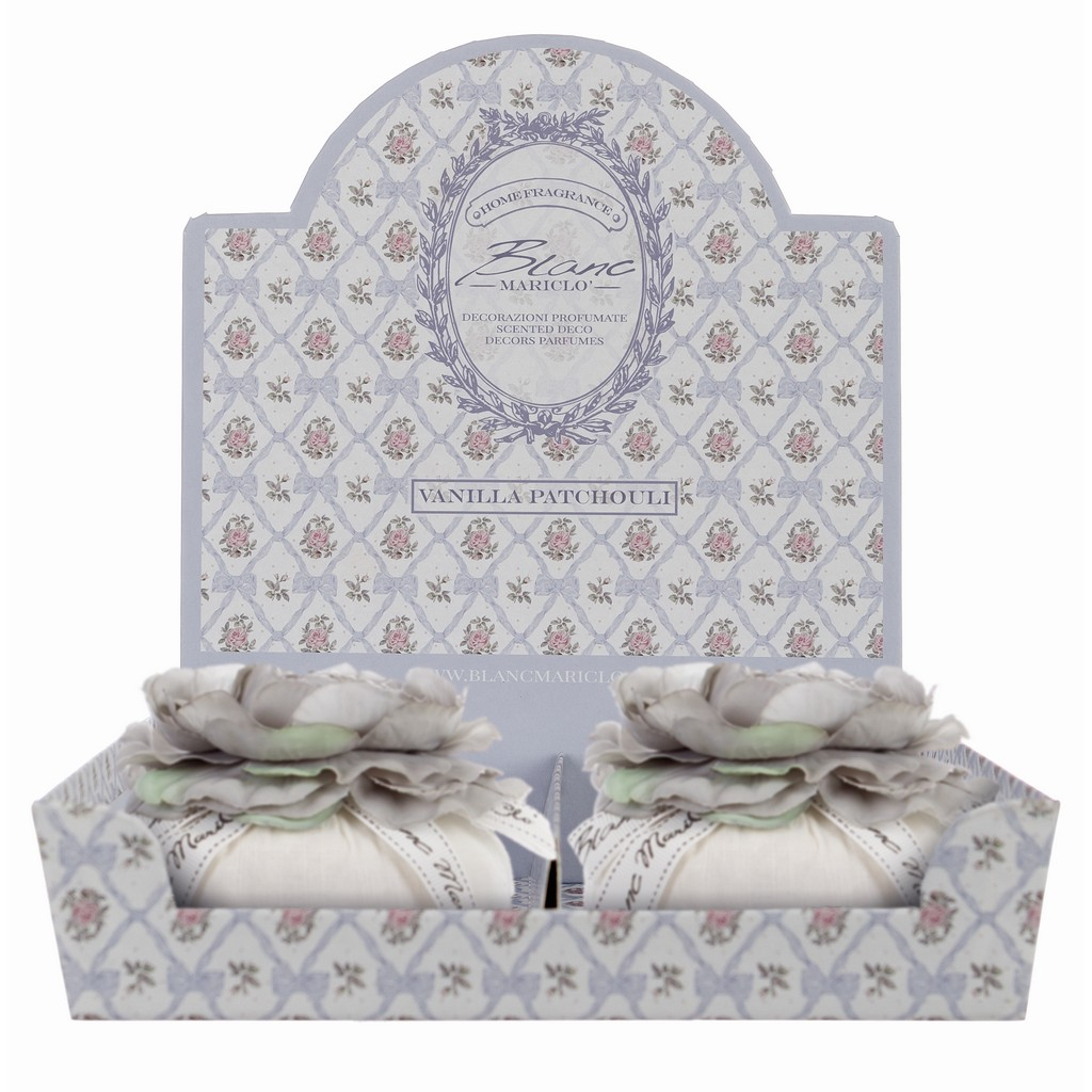 Diffusore di Profumo a Sacchetto Vanilla Patchouli con Fiore Blanc Mariclò