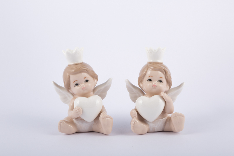 ANGELO PRINCIPE IN PORCELLANA 2 ASS. 6,5X5,5X9