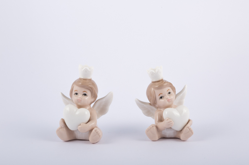 ANGELO PRINCIPE IN PORCELLANA 2 ASS. 6X5X7,5