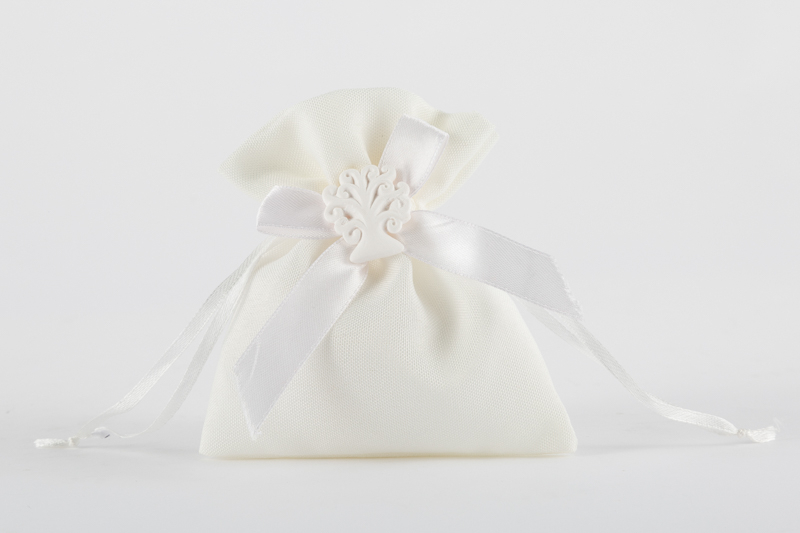 Sacchetto Albero Della Vita Panna 11X12