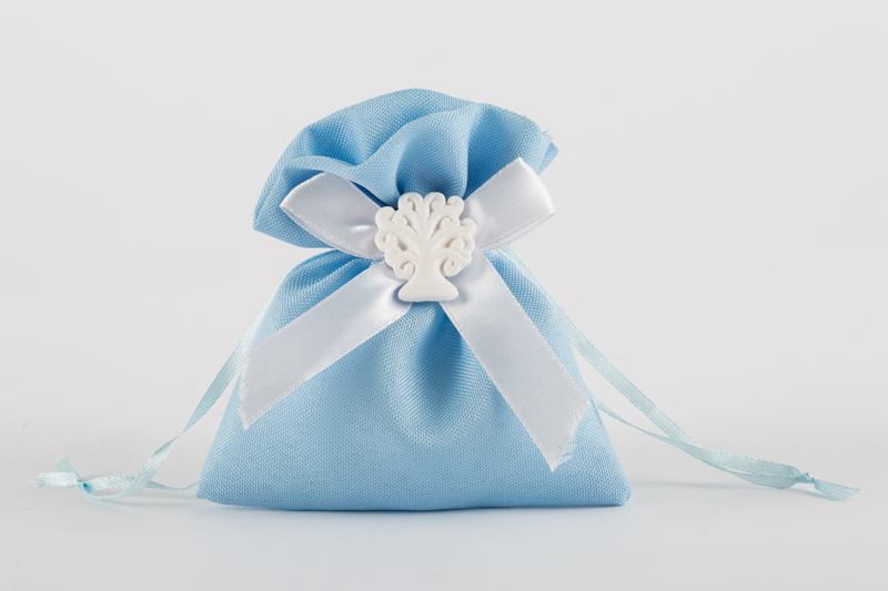 Sacchetto Albero Della Vita Celeste 11X12