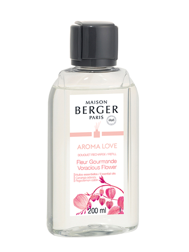 Ricarica di Profumo per Diffusore a Bastoncini  Bouquet Collection Aroma Love Fleur Gourmande 200 ml. Maison Berger