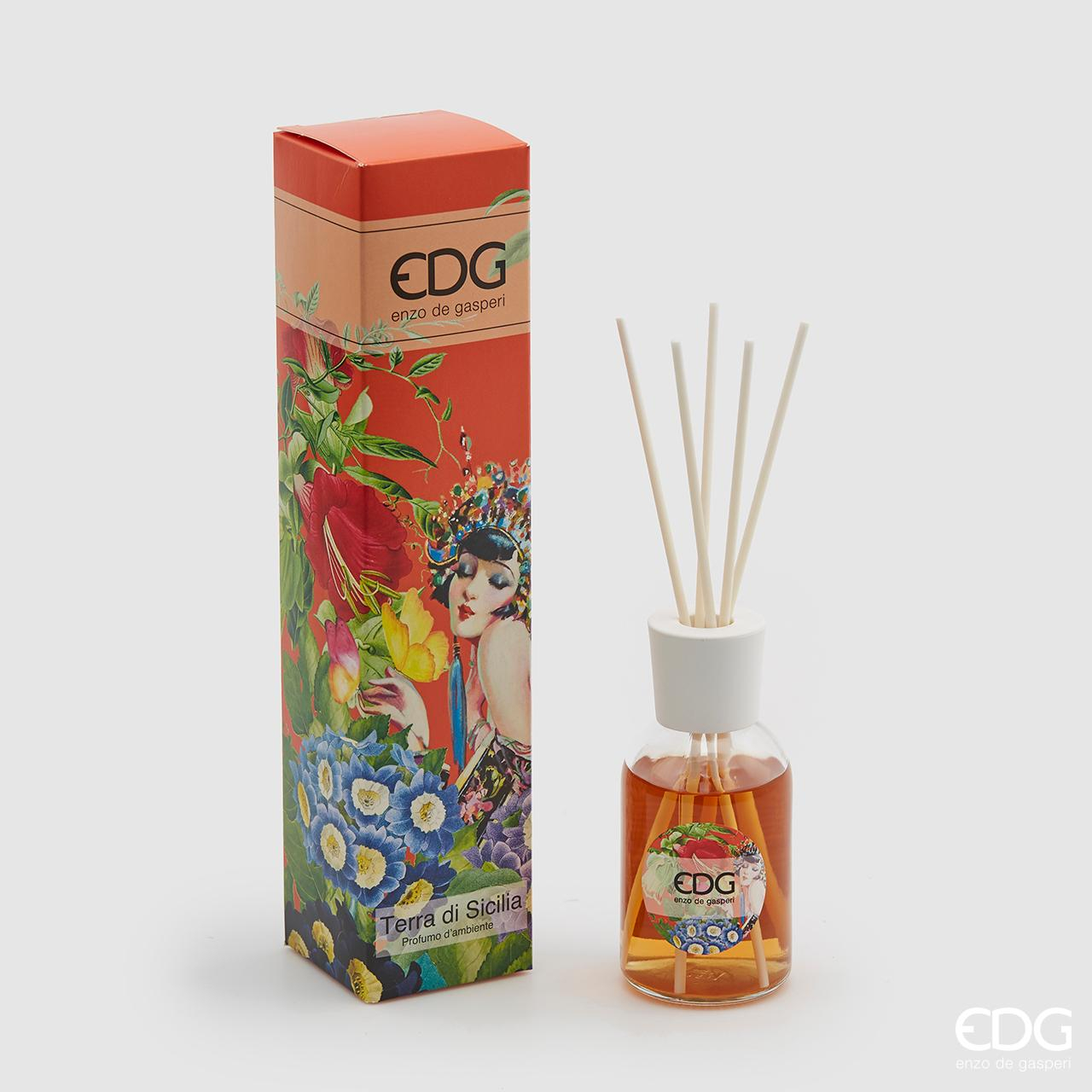 Diffusore Profumo a Bastoncini 100 ml. Terra di Sicilia Edg
