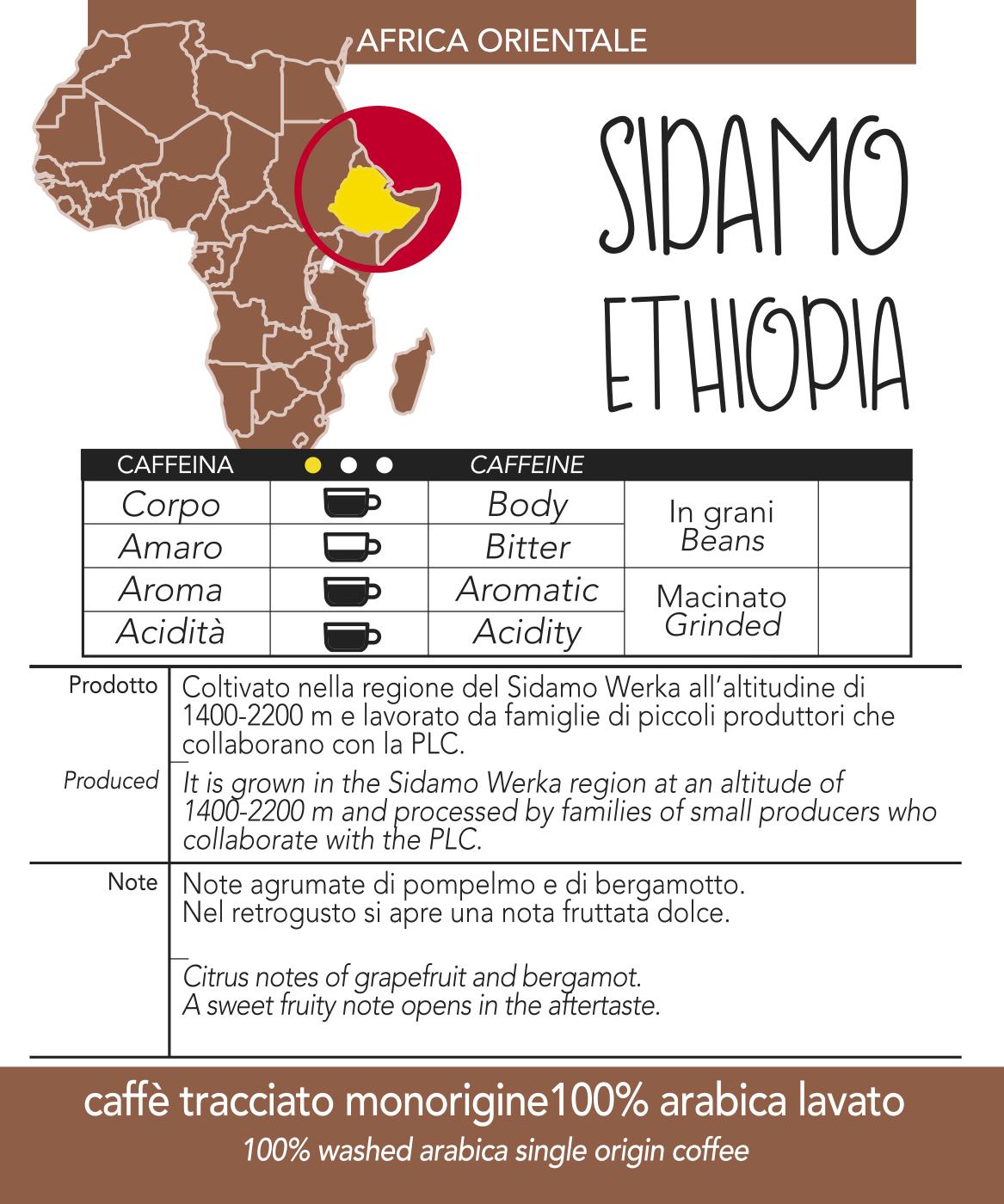 Etiopia Sidamo monorigine in cialda