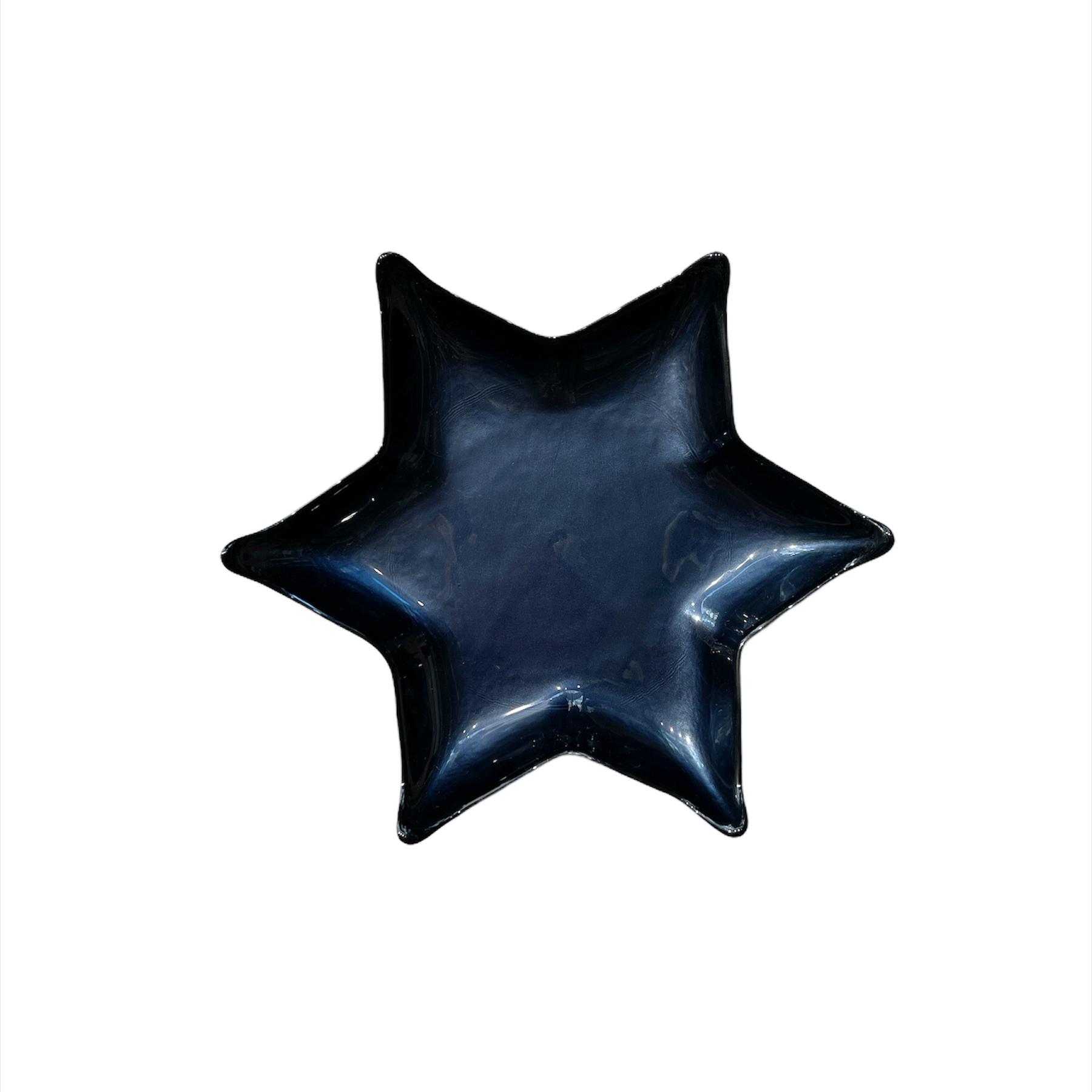 Svuotatasche Stella in Vetro Blu Valentina d.31 Fade