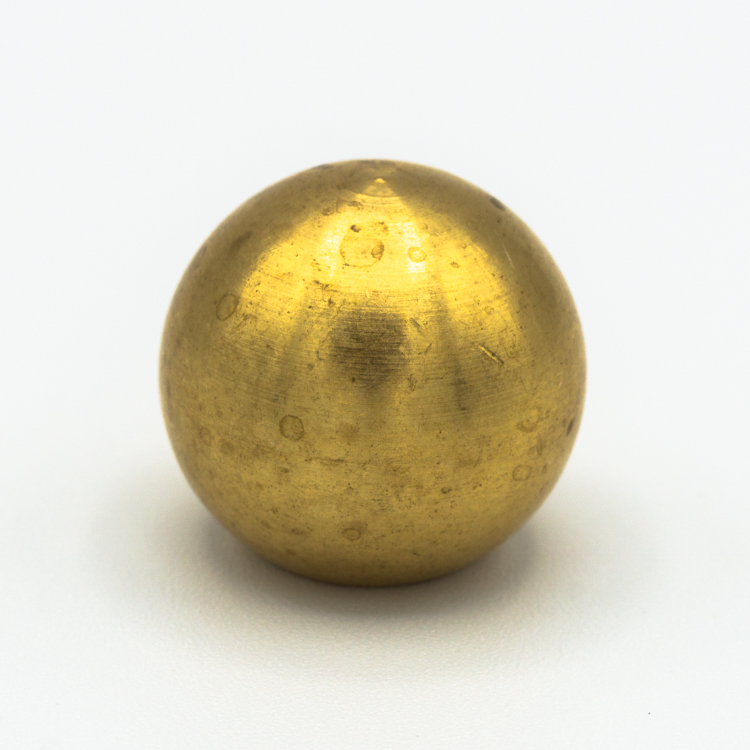 Sfera Cava In Ottone - Diametro 70 Mm Con Filettatura M8 Interna, Per Design E Arredamento