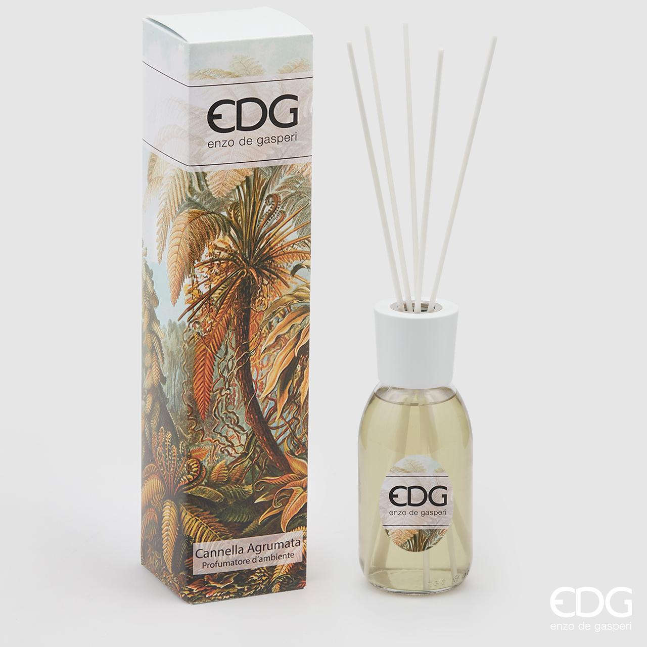 Diffusore Profumo a Bastoncini 250 ml. Cannella Agrumata Edg