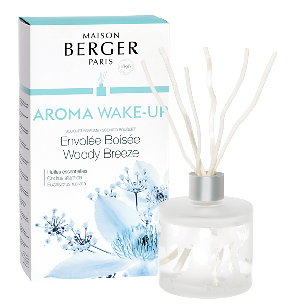 Diffusore profumo d'ambiente con bastoncini serie Margaret Nuvole