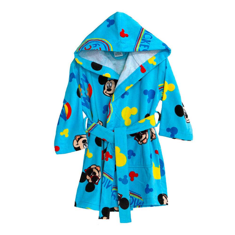 Accappatoio bambino con cappuccio Disney Mickey Mouse Topolino