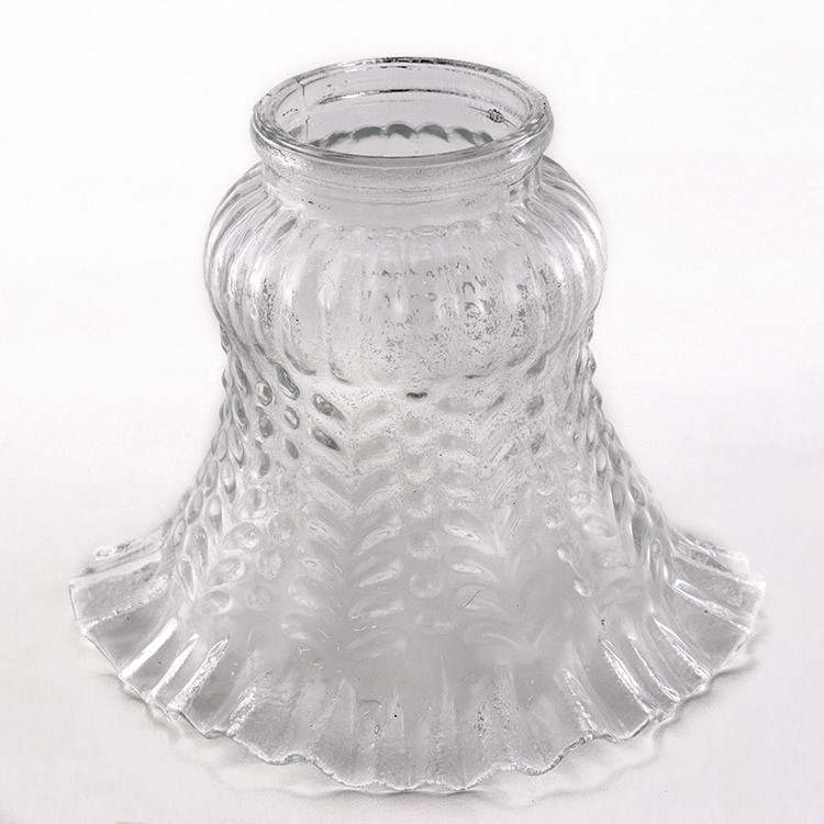 Ricambio tazza porta lampada in vetro di Murano Ø14,5 cm cristallo  trasparente Rigadin