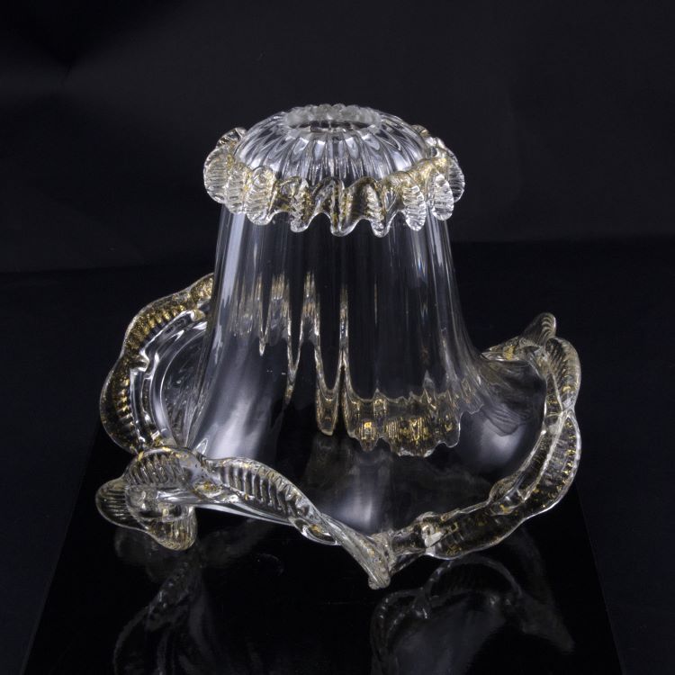 Spazzolone Con Tazza In Vetro Temperato E Zama – Color Oro, Da Parete - 5