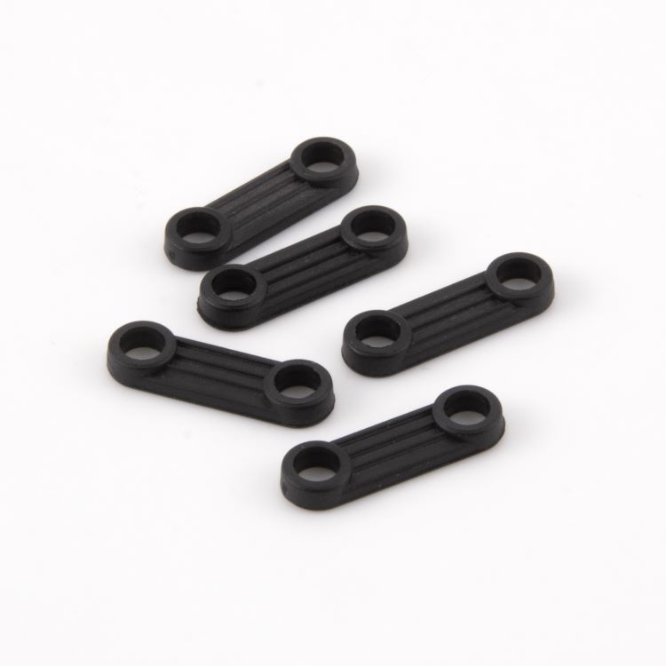 5000 Rondelle Piatte In Nylon M4 - M4x9x1 Mm Colore Nero - Lotto Massiccio