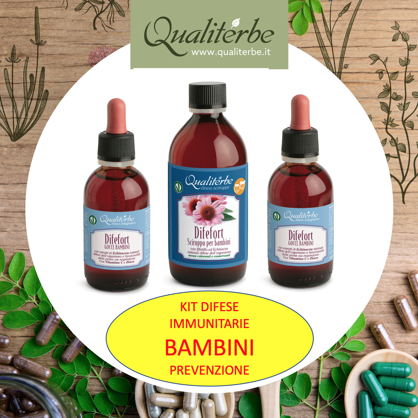 OFFERTA KIT Speciale Barba Linea Uomo  Qualiterbe Erboristeria e Cosmesi  naturale