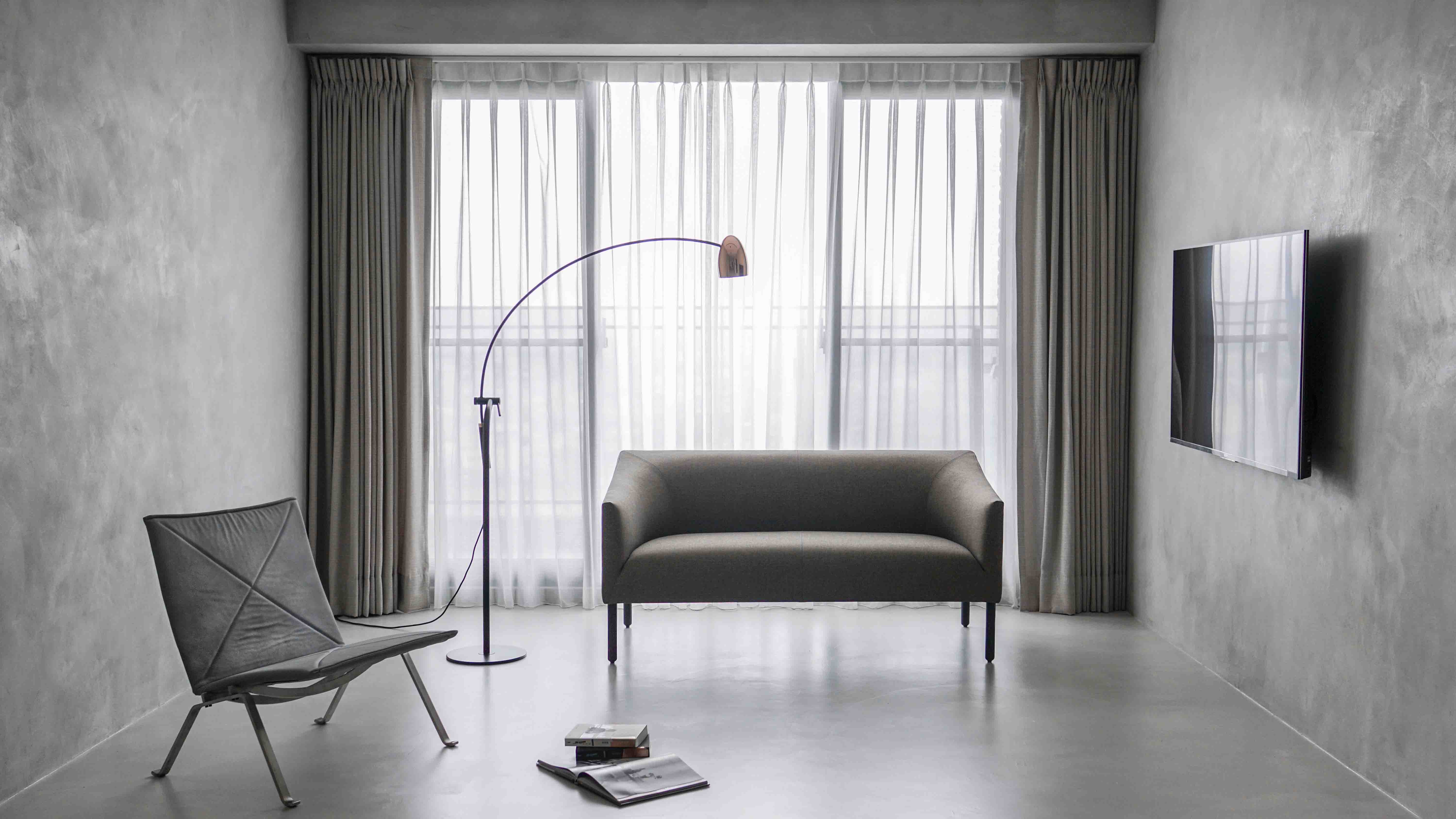 Wall2Floor: бесшовная система для облицовки из микроцемента полов и стен Novacolor