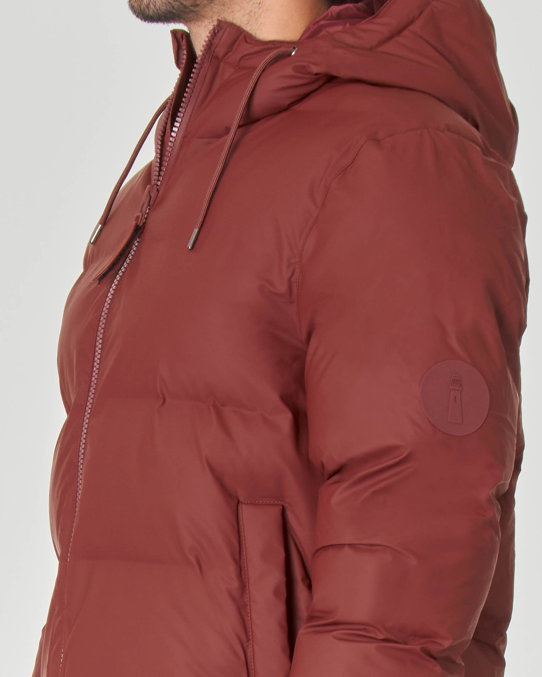 Piumino Puffer Jacket bordeaux image