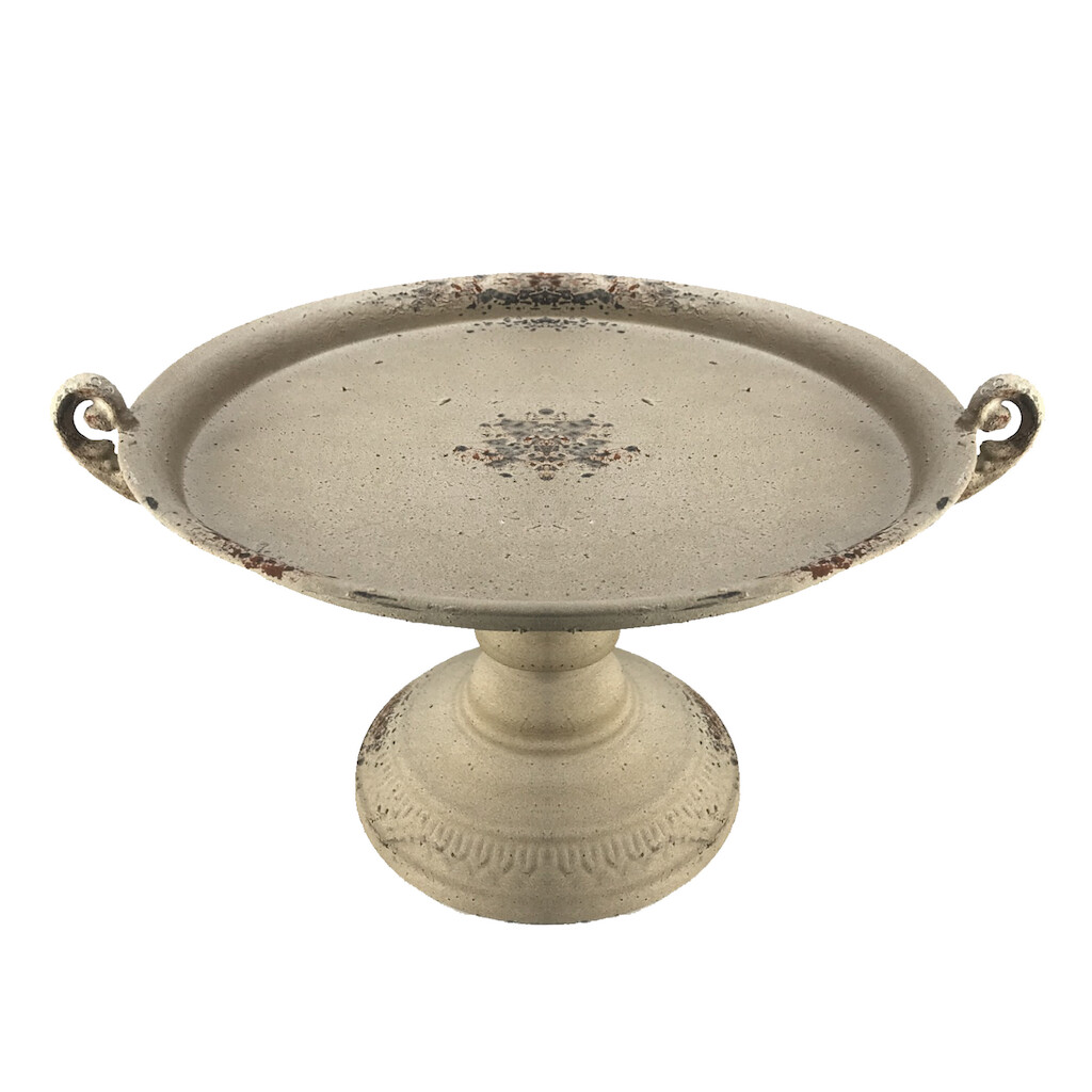 Alzatina in Ferro d.36 h.21 Blanc Mariclò