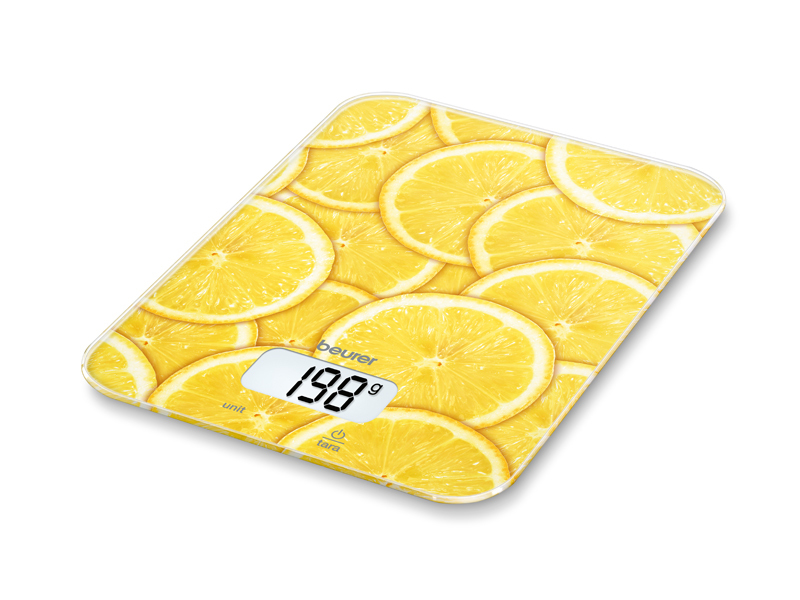 BILANCIA CUCINA 1GR/5KG ELETTRONICA VETRO KS19LEMON