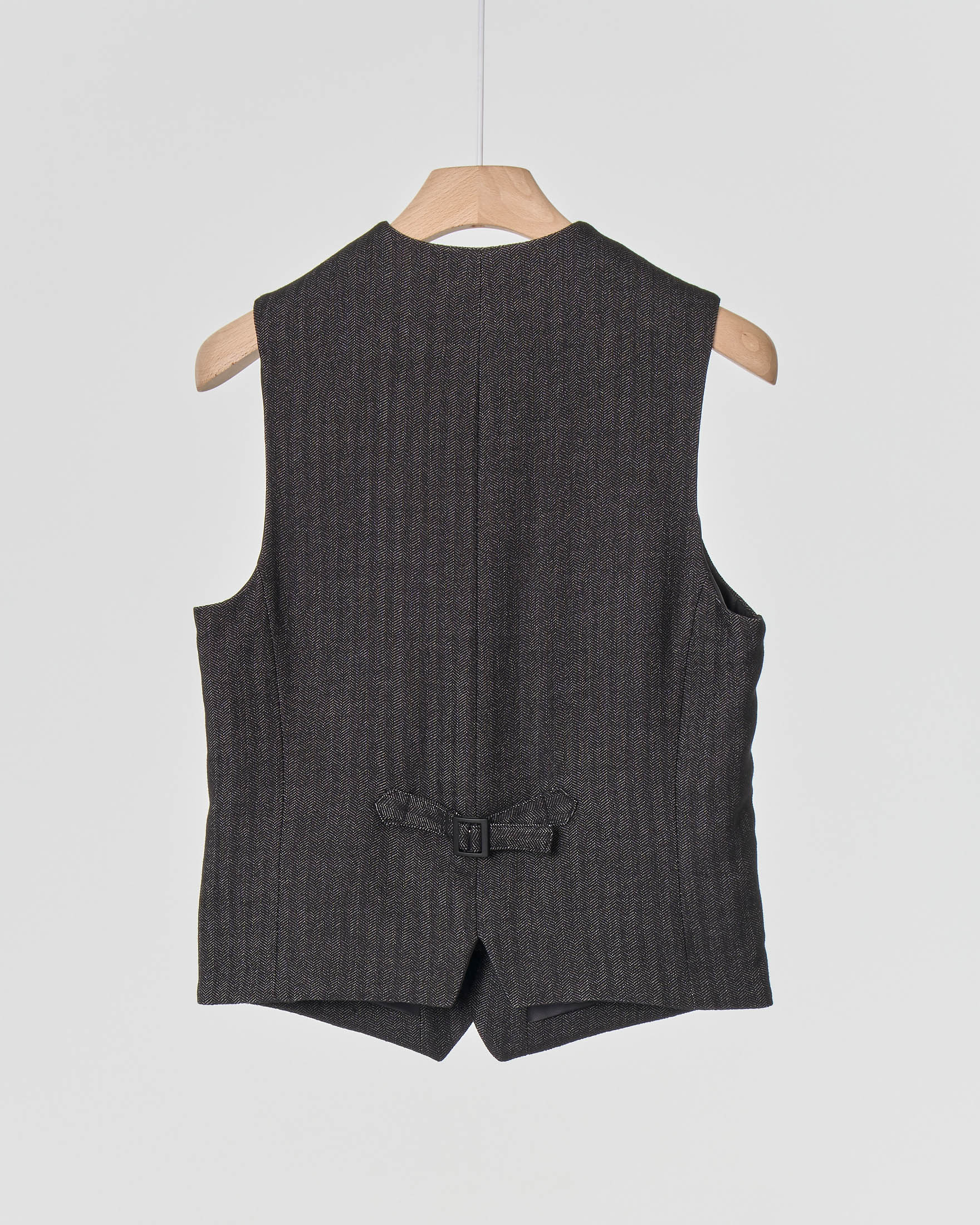Gilet grigio in fantasia spinata 10-16 anni