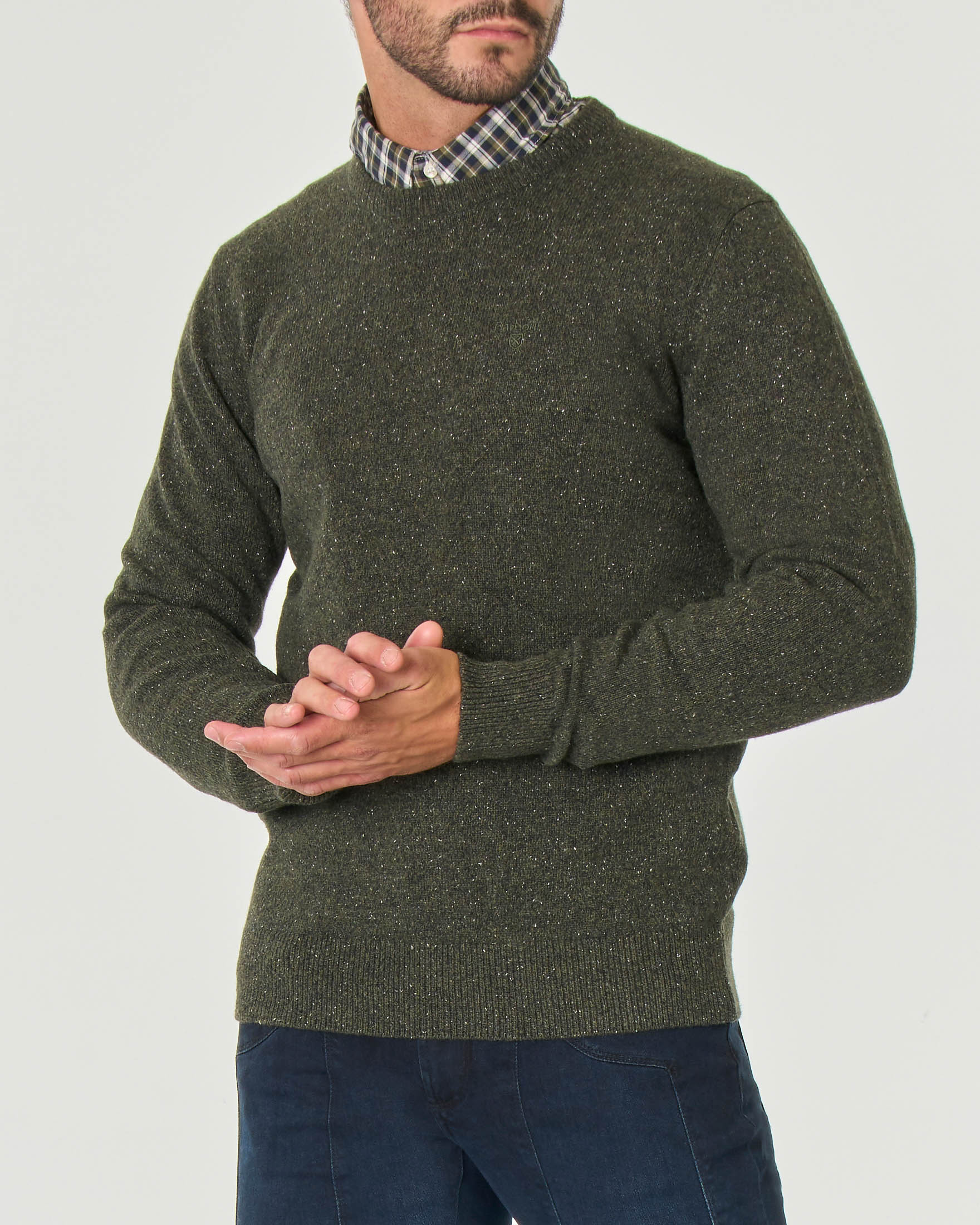 maglione verde militare