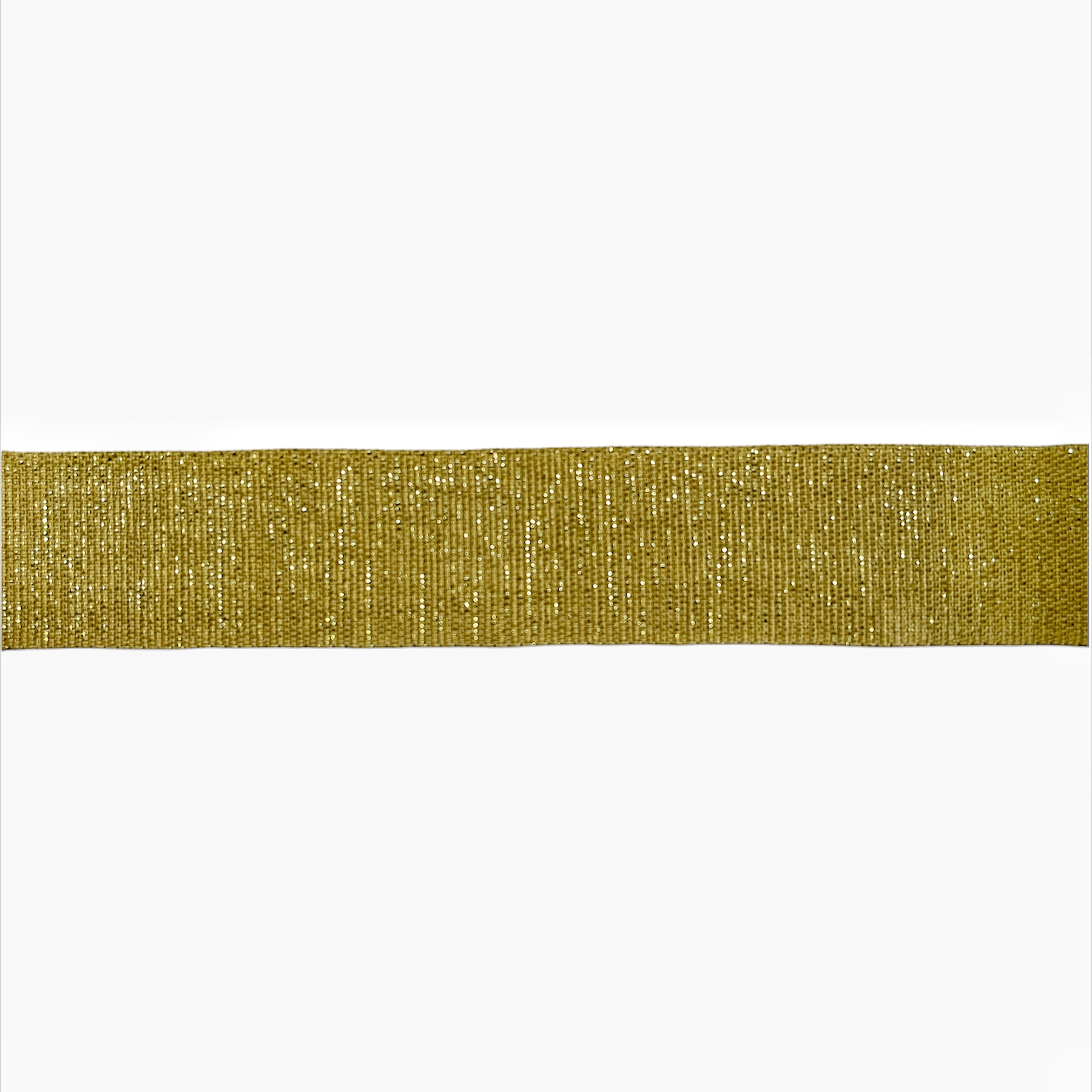 Nastro in Poliestere e Lamè Clio Lurex Crema 25mm 10mt