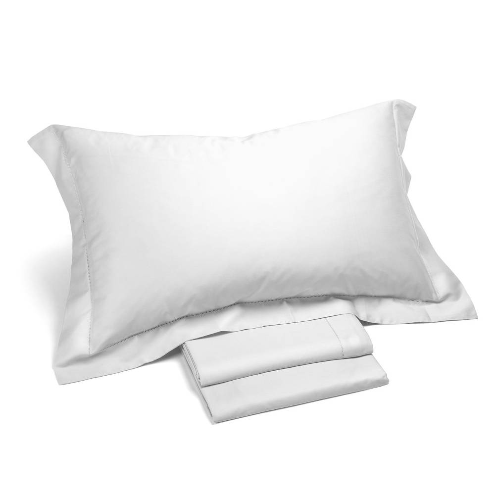 Set lenzuola matrimoniale Raso - 120 fili di puro cotone 