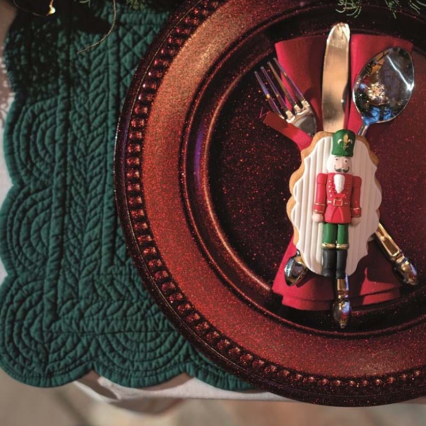 Sottopiatto Rosso in Pvc d.35  Blanc Mariclò