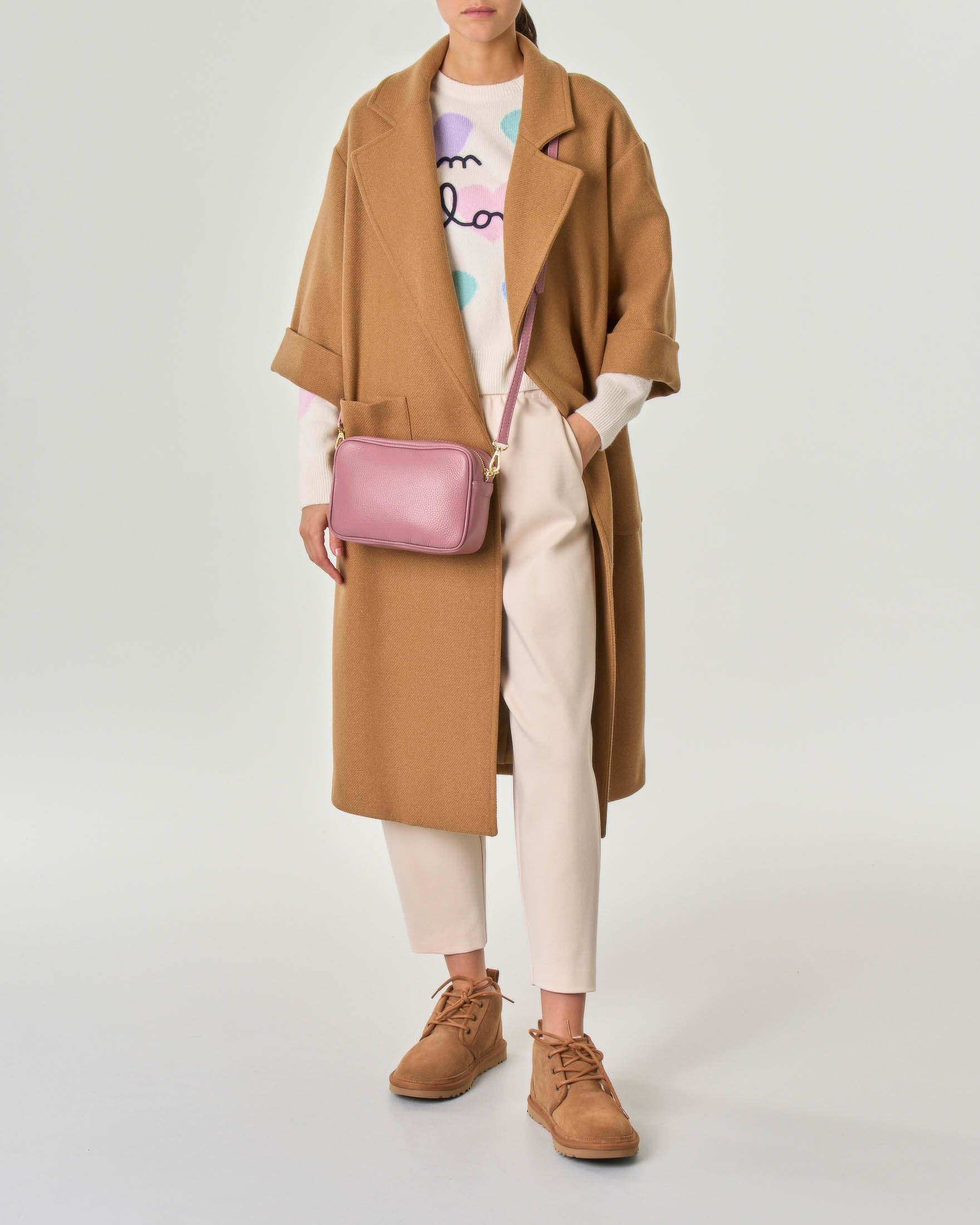 cappotto manica tre quarti