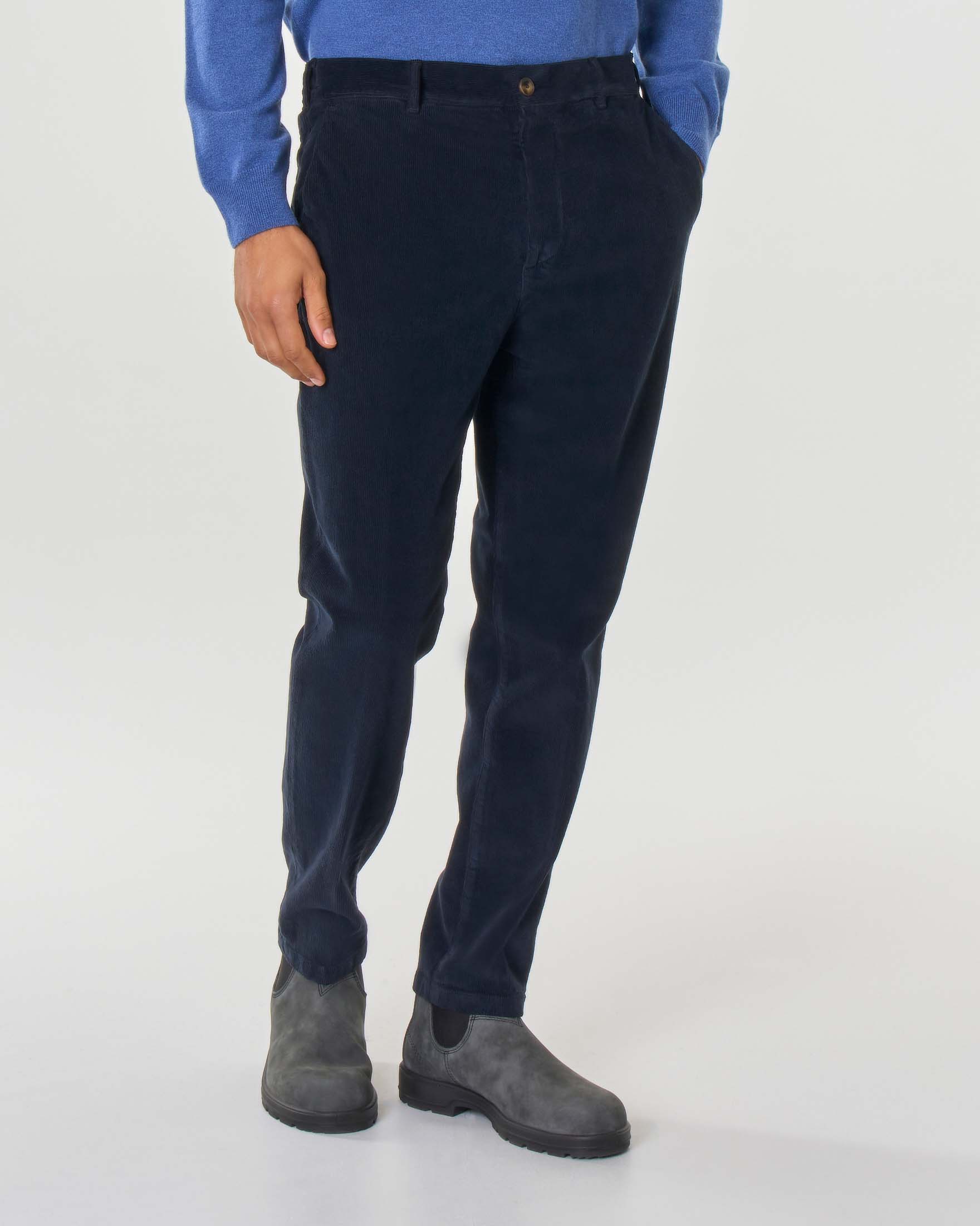 Pantaloni in sale velluto uomo