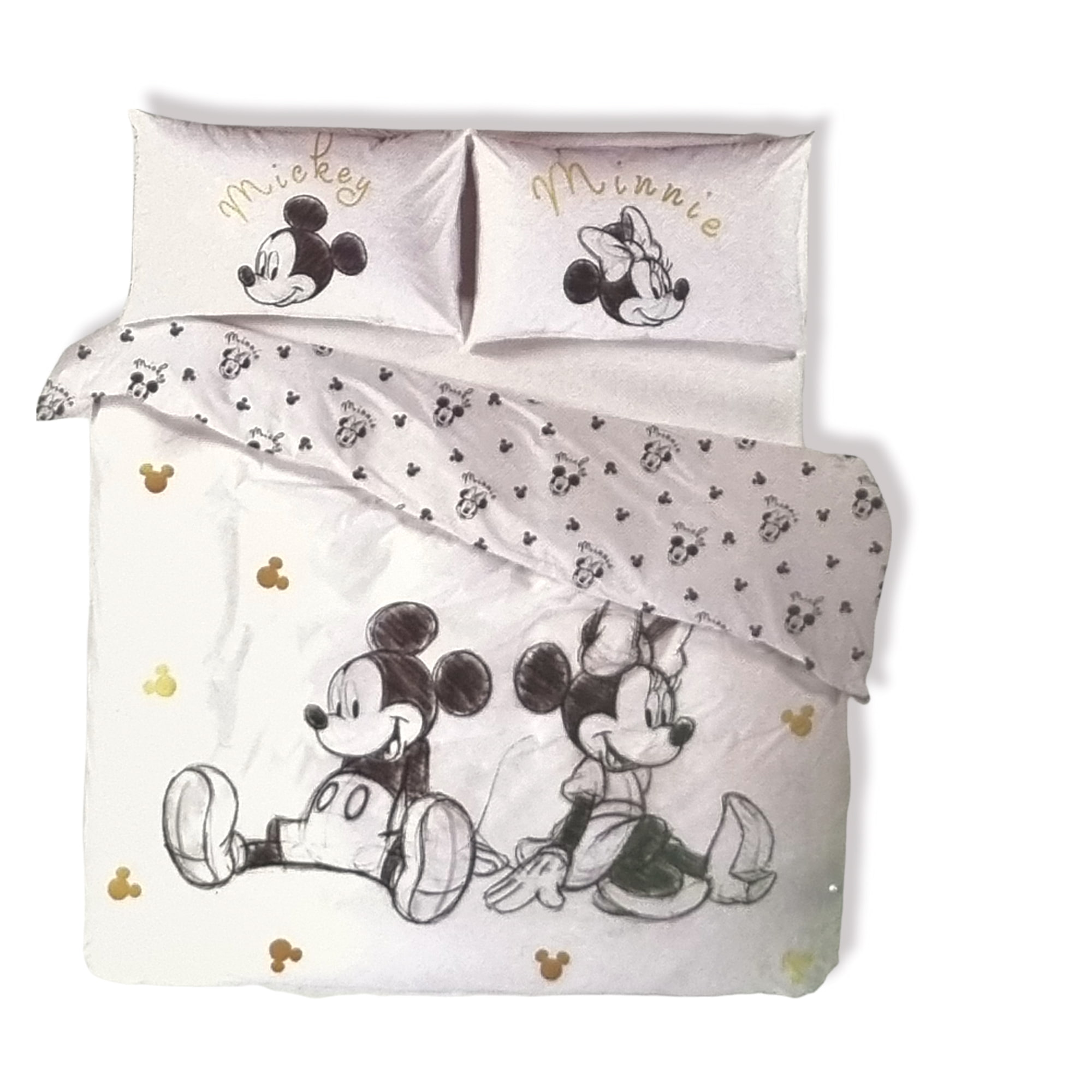 Copripiumino e federa in cotone DISNEY Minnie rosa NUOVA COLLEZIONE