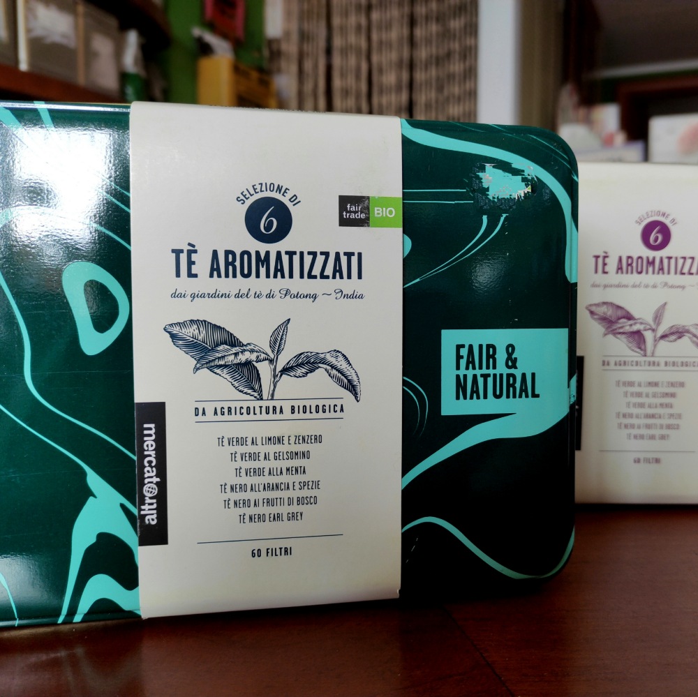 Scatola di te aromatizzati
