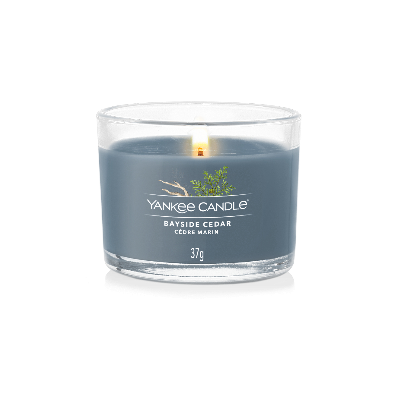 Filled Votivo Bayside Cedar 37 g. Yankee Candle
