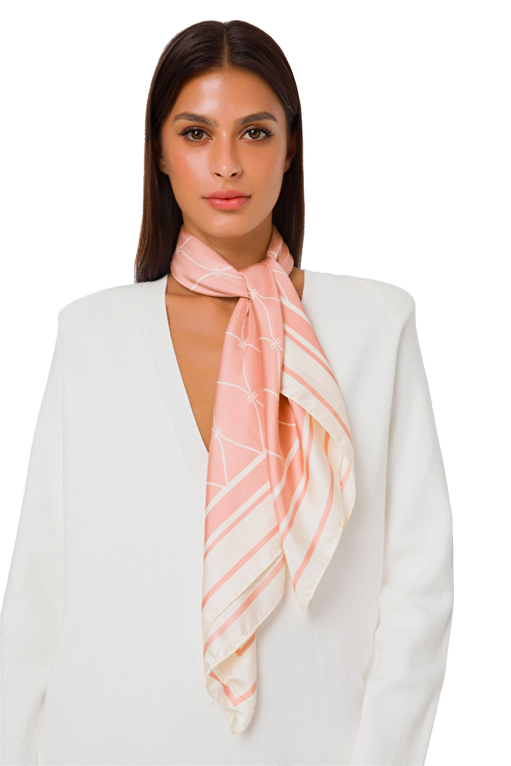 Foulard rosa clearance cipria