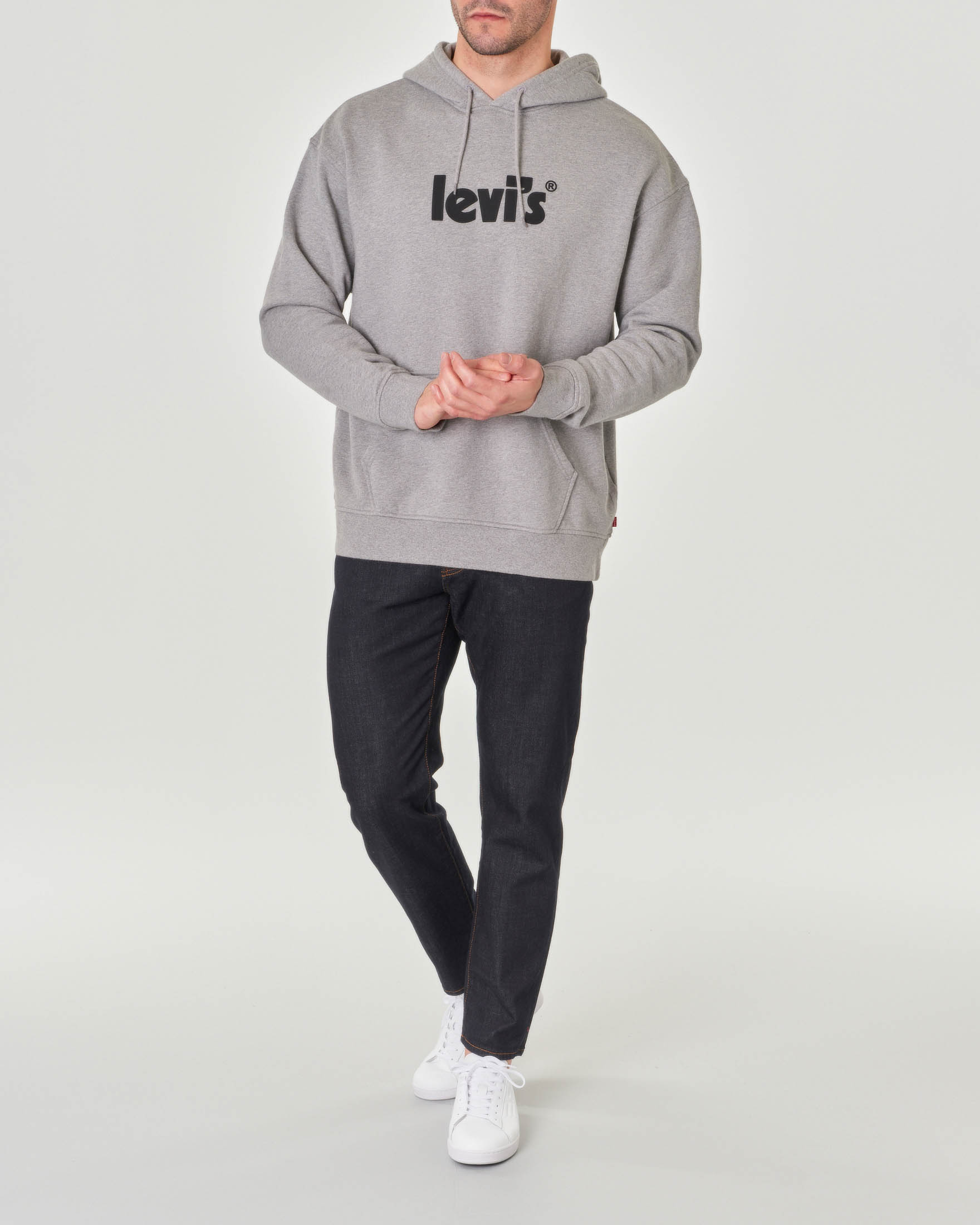 Felpa levi's grigia online