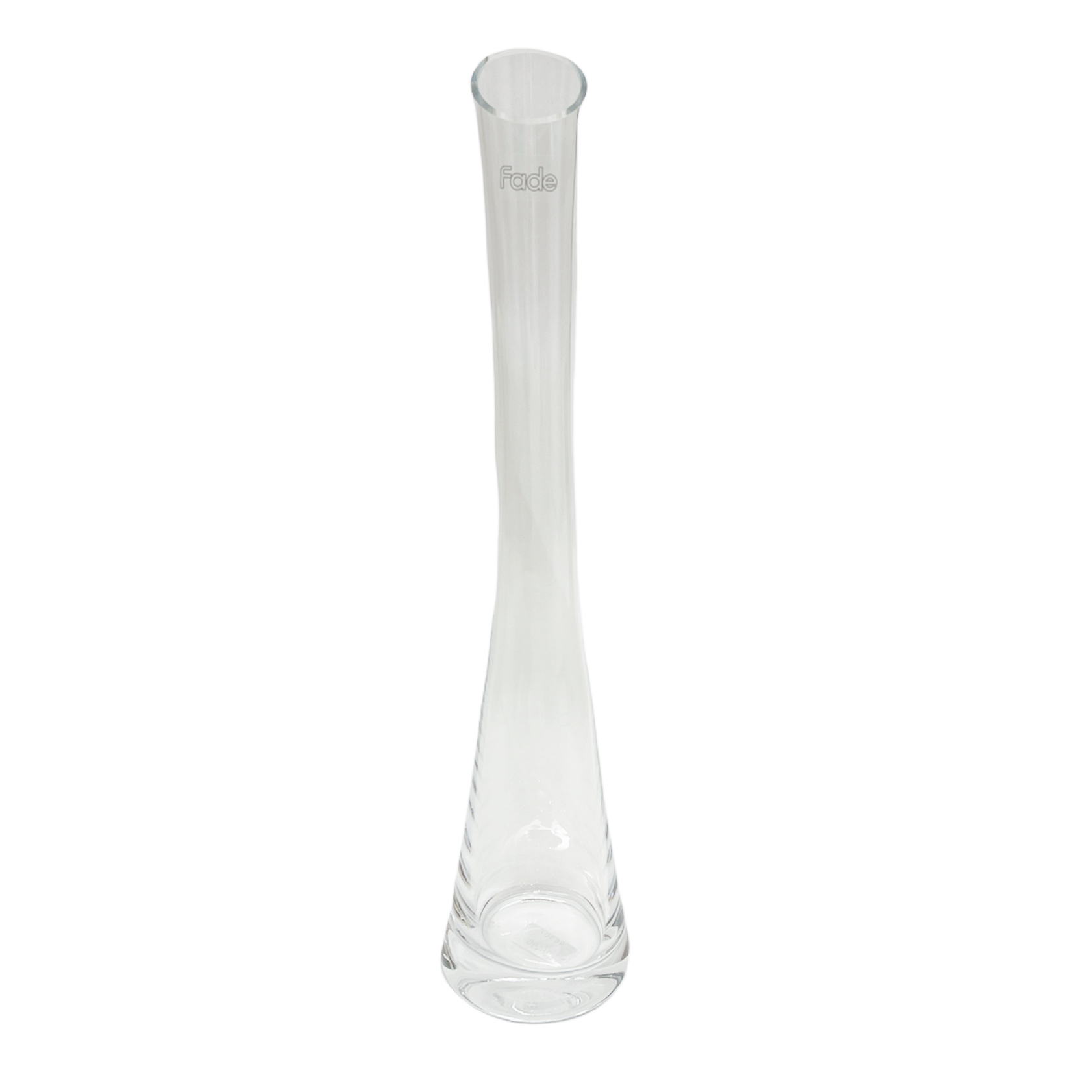 Vaso in Vetro Trasparente Monofiore d.6,5 h.30 Fade