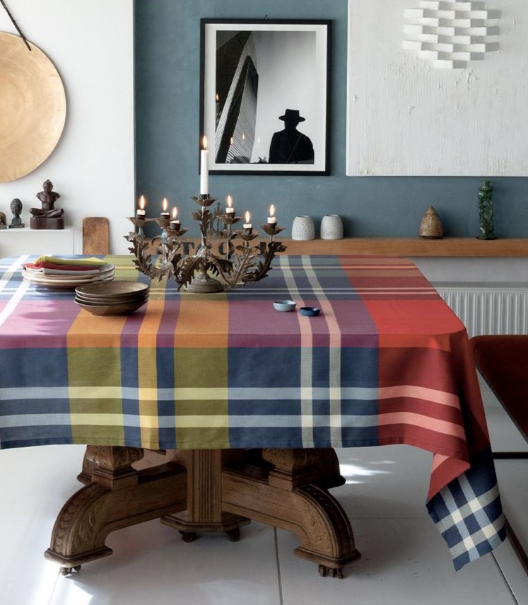Bossi Tovaglia 100% Cotone 6 Posti – Cm 150x180 – Collezione V.1378 – Naturale E Resistente