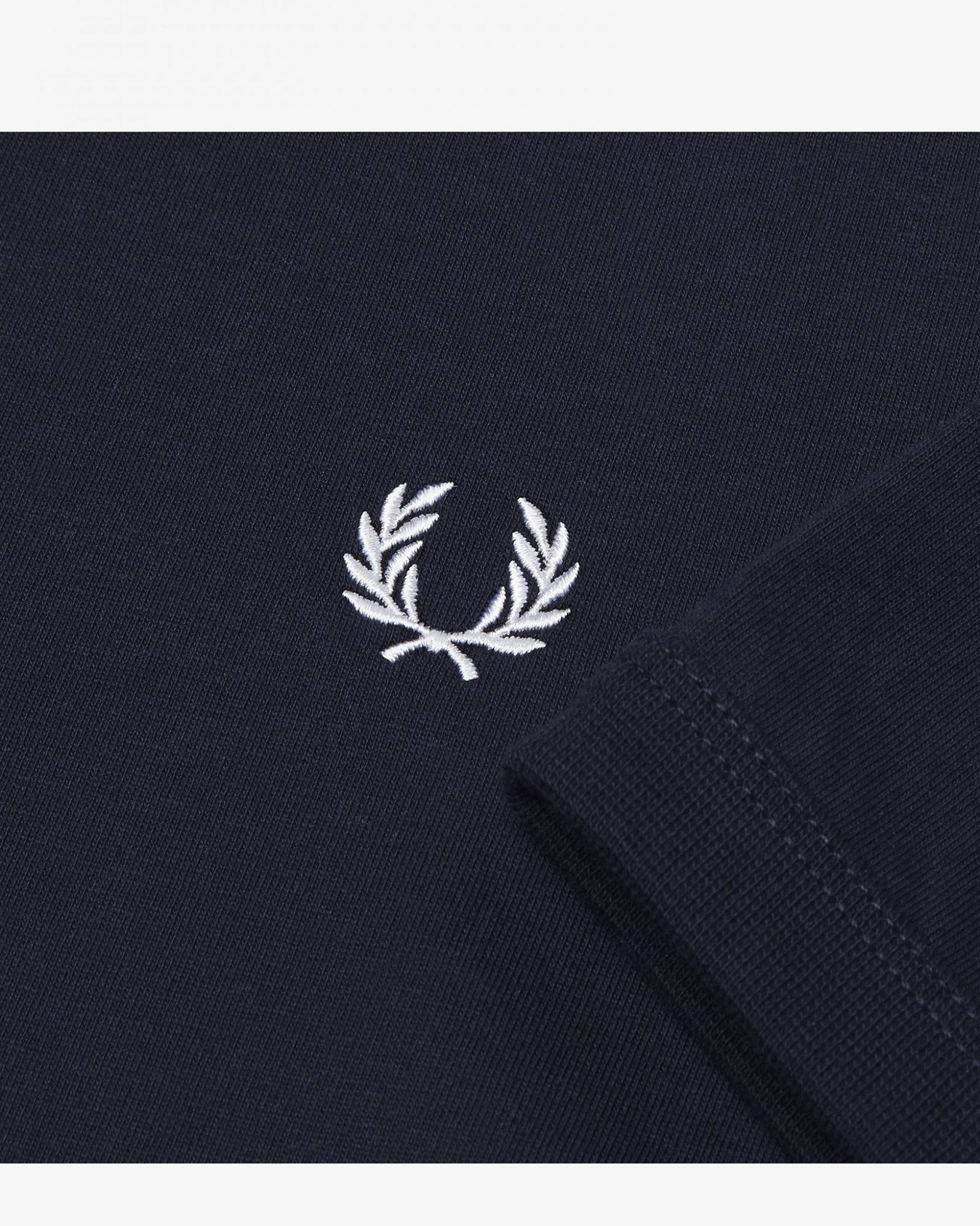 T-shirt mezza manica Fred Perry blu tinta unita