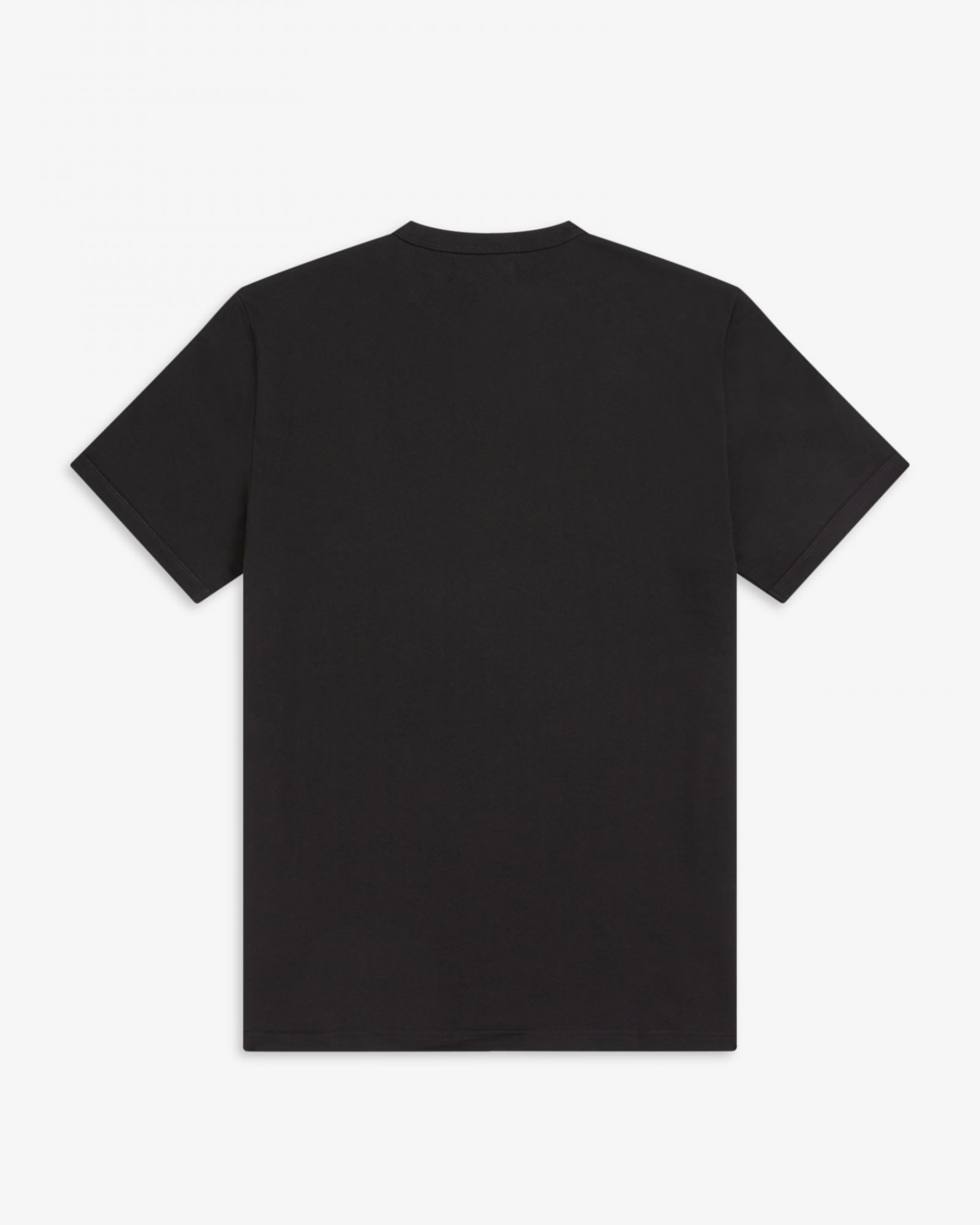 T-shirt mezza manica Fred Perry nera tinta unita