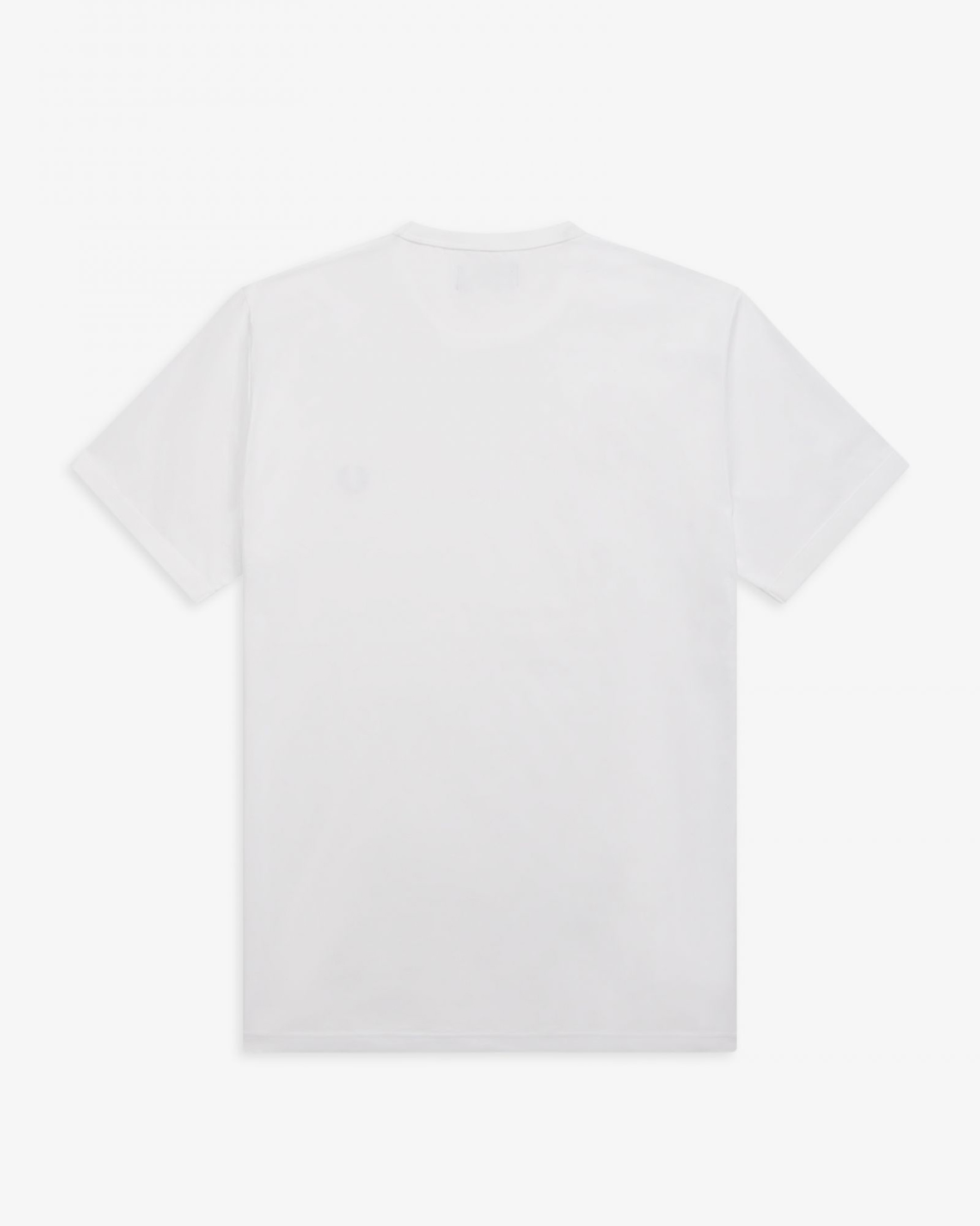 T-shirt Fred Perry bianca mezza manica tinta unita