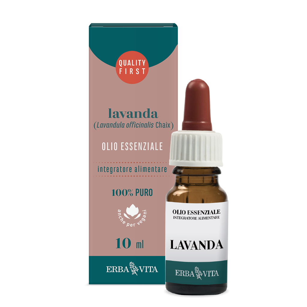 LAVANDA OLIO ESSENZIALE - EFFETTO RILASSAMENTO 10 ML ERBAVITA