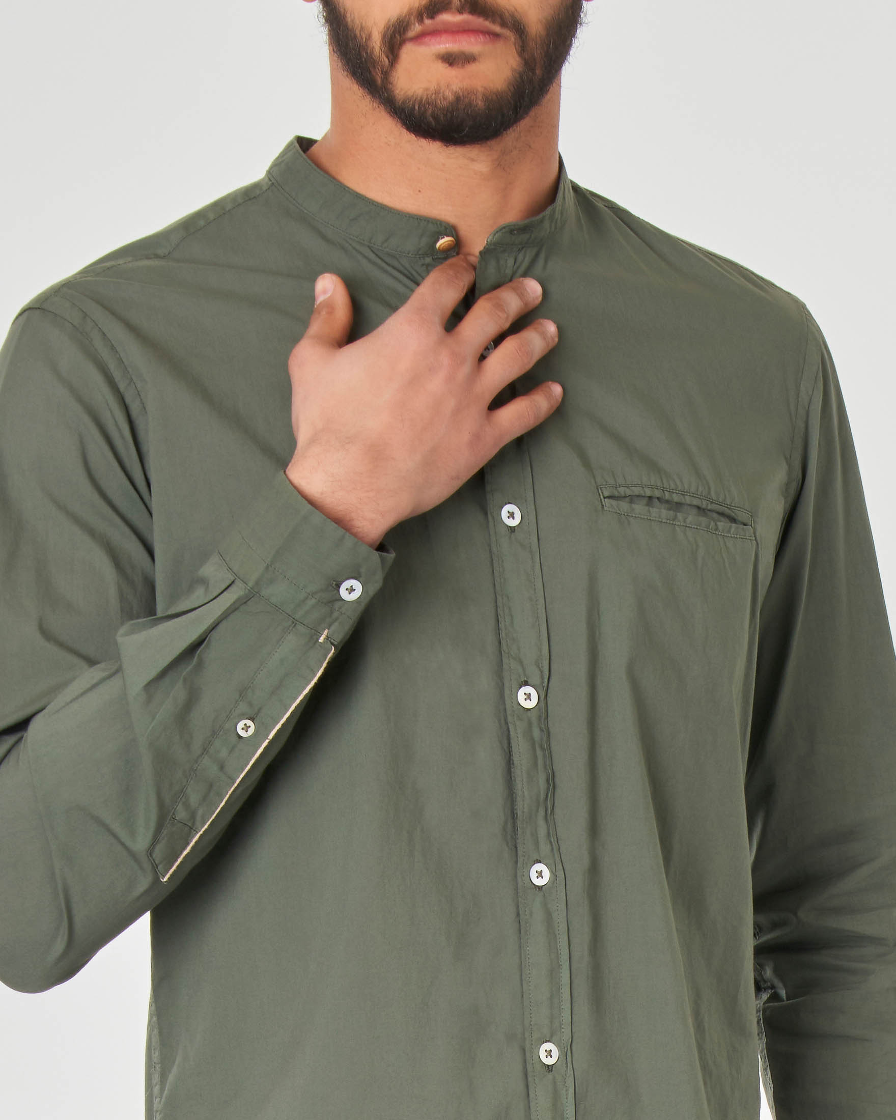 Camicia hot sale coreana verde