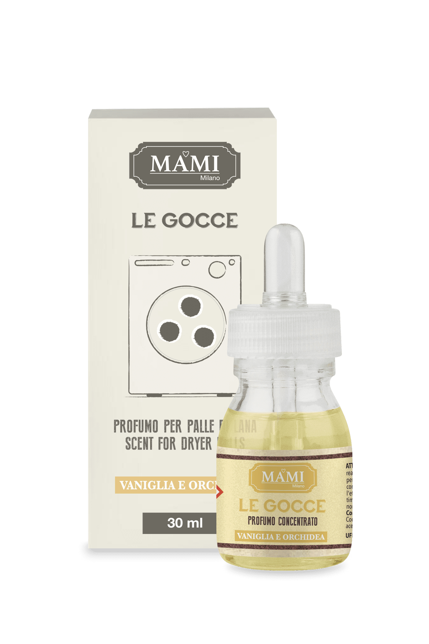 Essenza Profumata per Bucato 500ml. Vaniglia e Orchidea Mami Milano