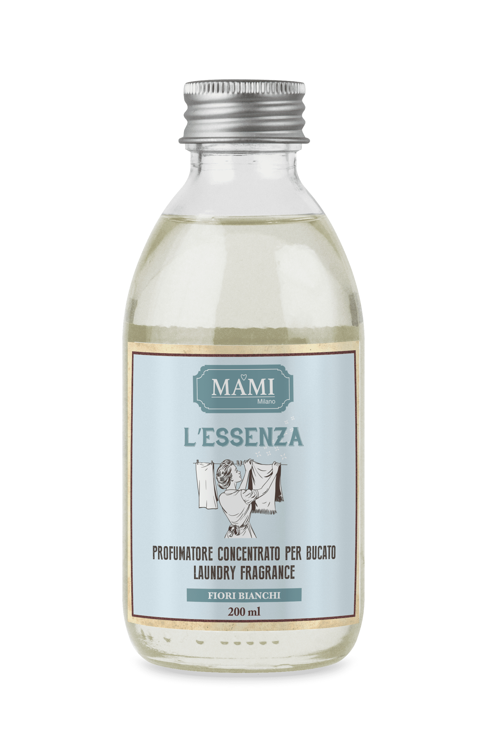 Essenza Profumata per Bucato 200ml. Fiori Bianchi Mami Milano