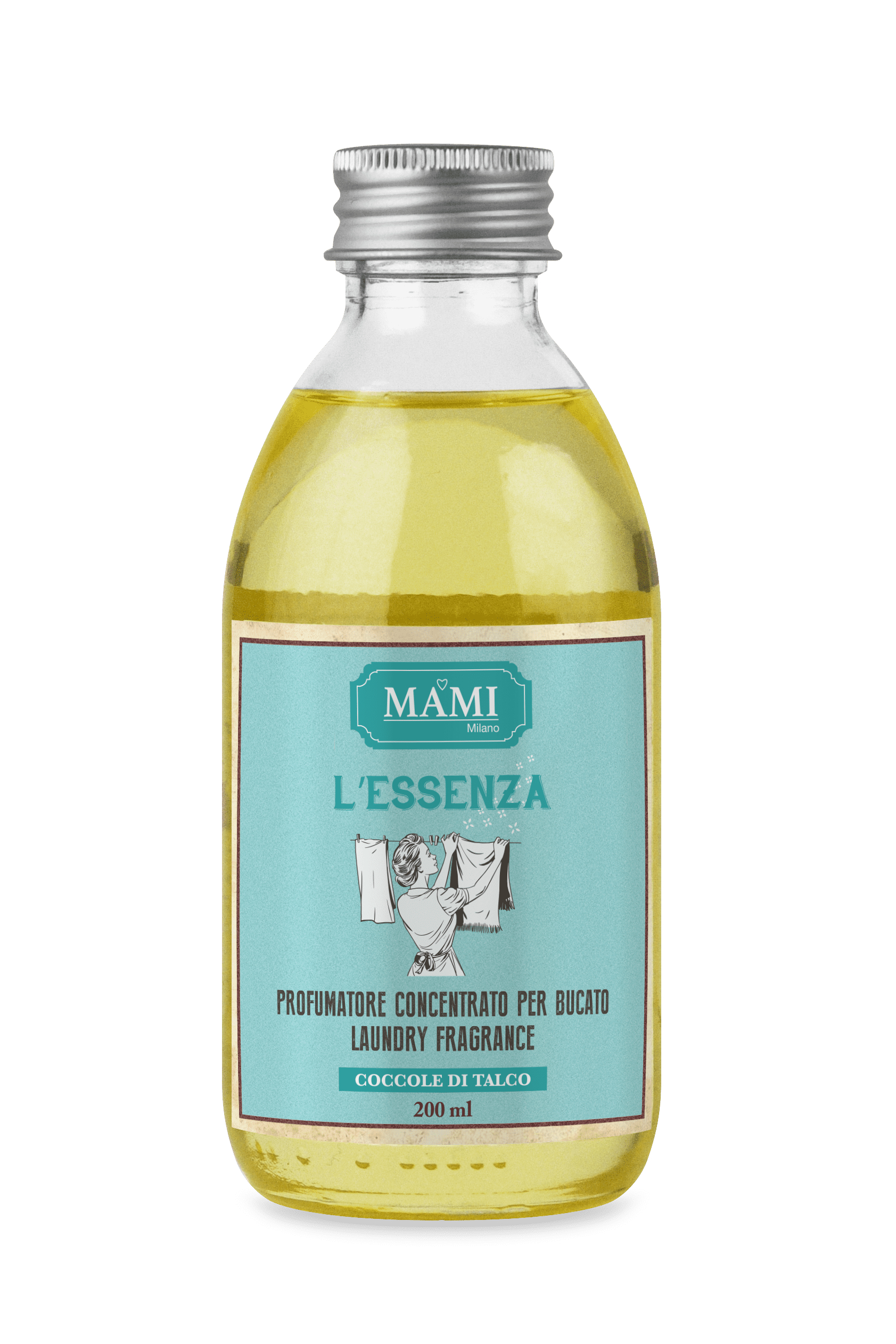 Essenza Profumata per Bucato 200ml. Coccole di Talco Mami Milano