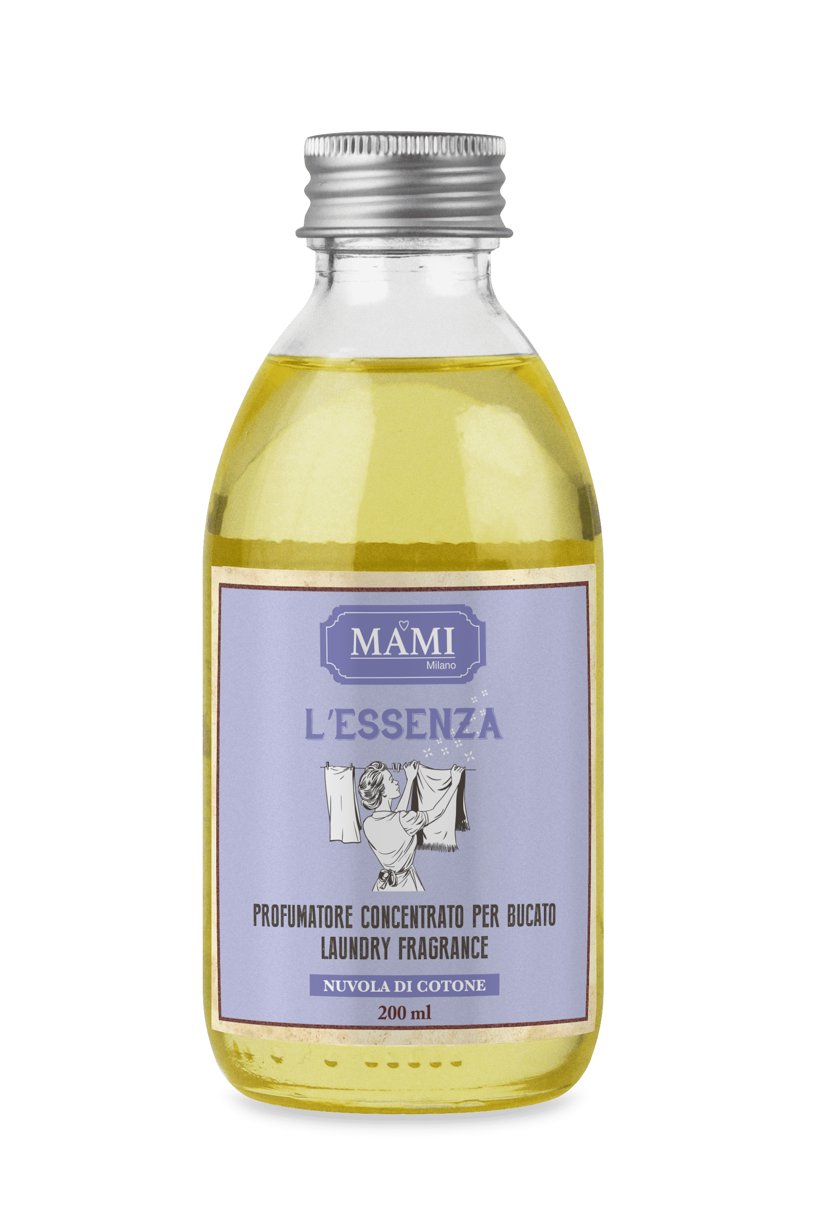 Essenza Profumata per Bucato 200ml. Nuvola di Cotone Mami Milano