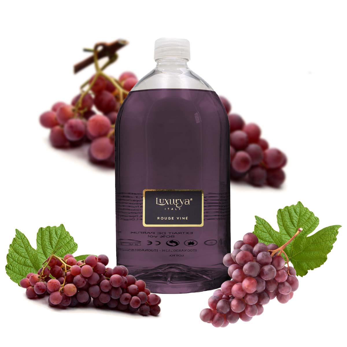 Luxurya Parfum Ricarica Profumatore Ambiente Frutti Di Bosco – 1 Litro – Con 2 Midollini In Fibra Di Cotone - 4