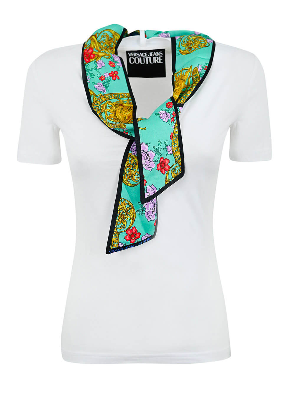 T-shirt con foulard