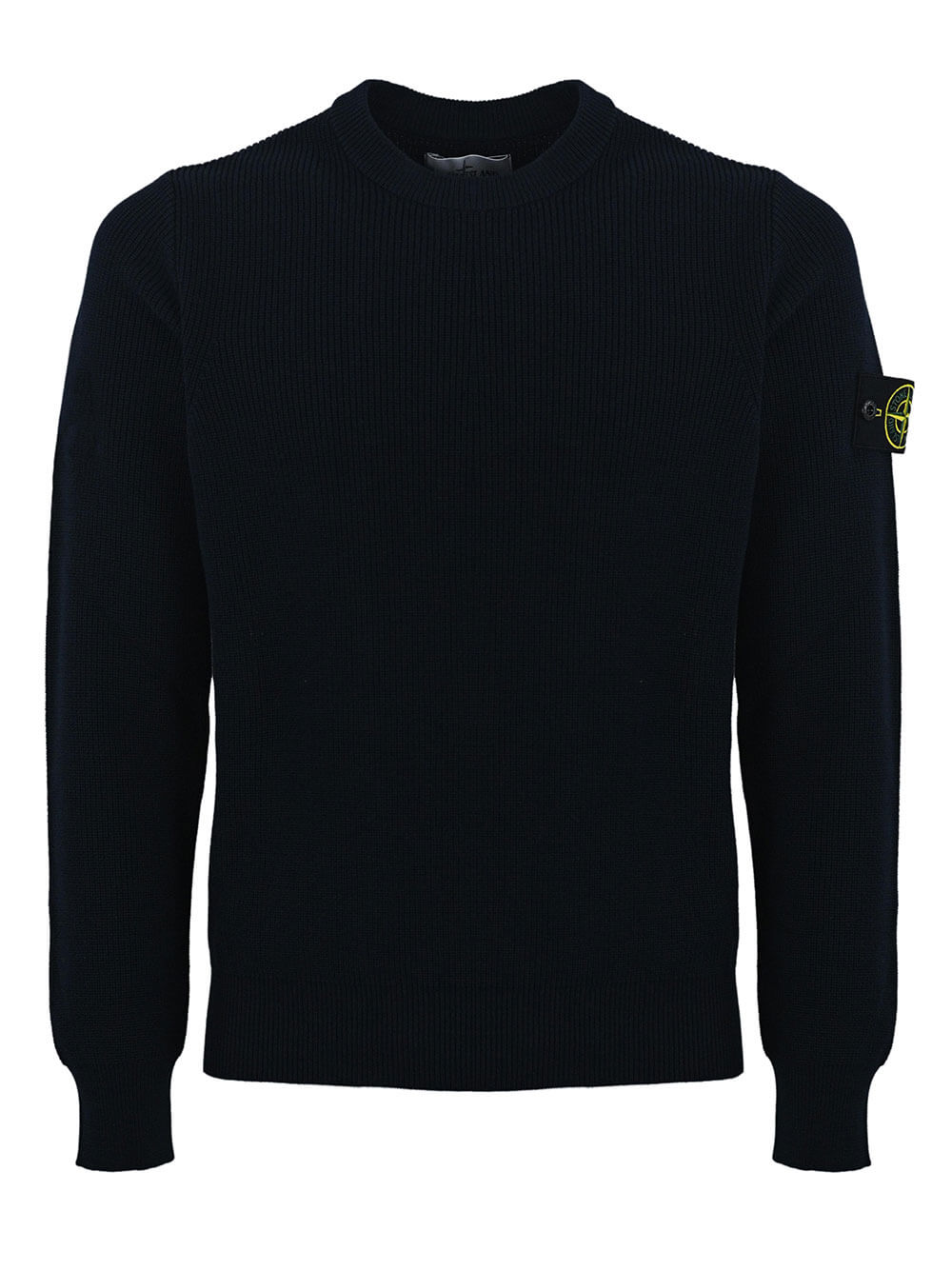 Maglia girocollo a coste