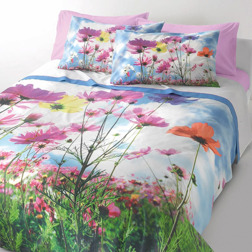 Completo Lenzuola Patrasso Gabel - Cotone, Effetto Copriletto, Colore Sole (giallo), Una Piazza